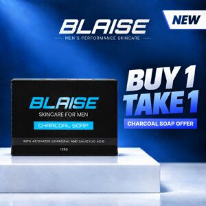 BLAISE SKINCARE FOR MEN Charcoal Soap 135g