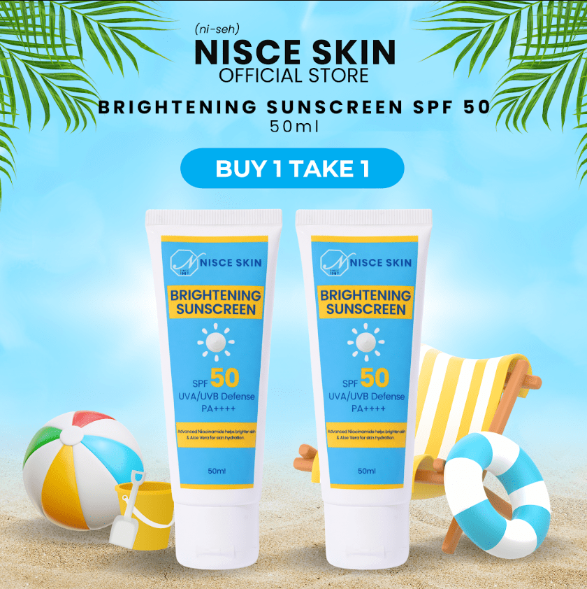NISCE SKIN Brightening Sunscreen SPF50 50ml