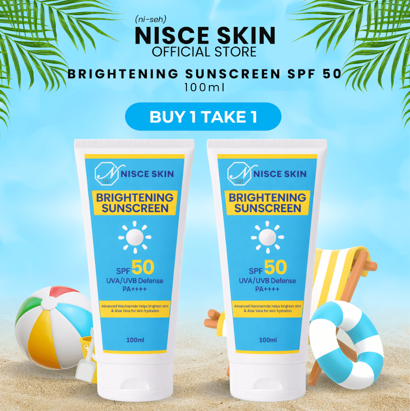 NISCE SKIN Brightening Sunscreen SPF50 100ml