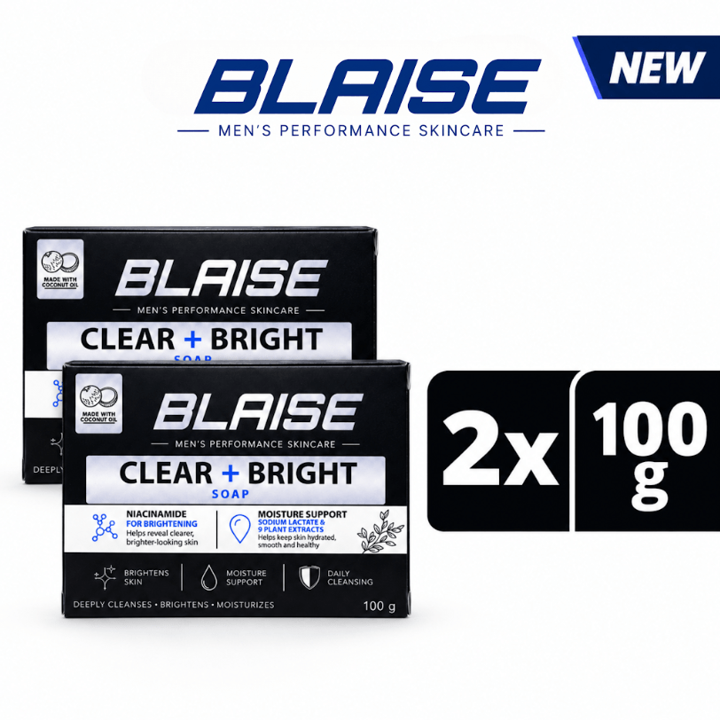 BLAISE Clear + Bright Soap Twin Pack 2x100g